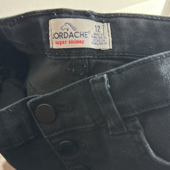 Jordache Girls High Rise Skinny, Size 12 , 4 button - Picture 6 of 7